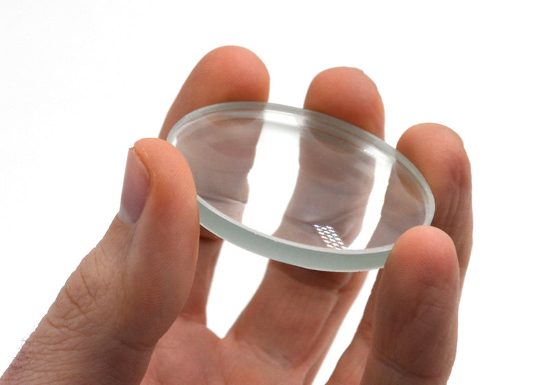 Double Concave Lens, 250mm Focal Length, 2" (50mm) Diameter - Spherical, Optically Worked Glass Lens - Ground Edges, Polished - Great for Physics Classrooms - Eisco Labs - NewNest Australia