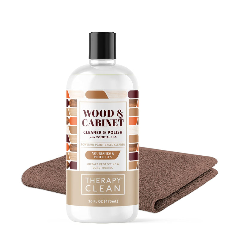 Therapy Furniture Polish & Wood Cleaner Kit 16 oz. Cabinet and Table Restorer - NewNest Australia