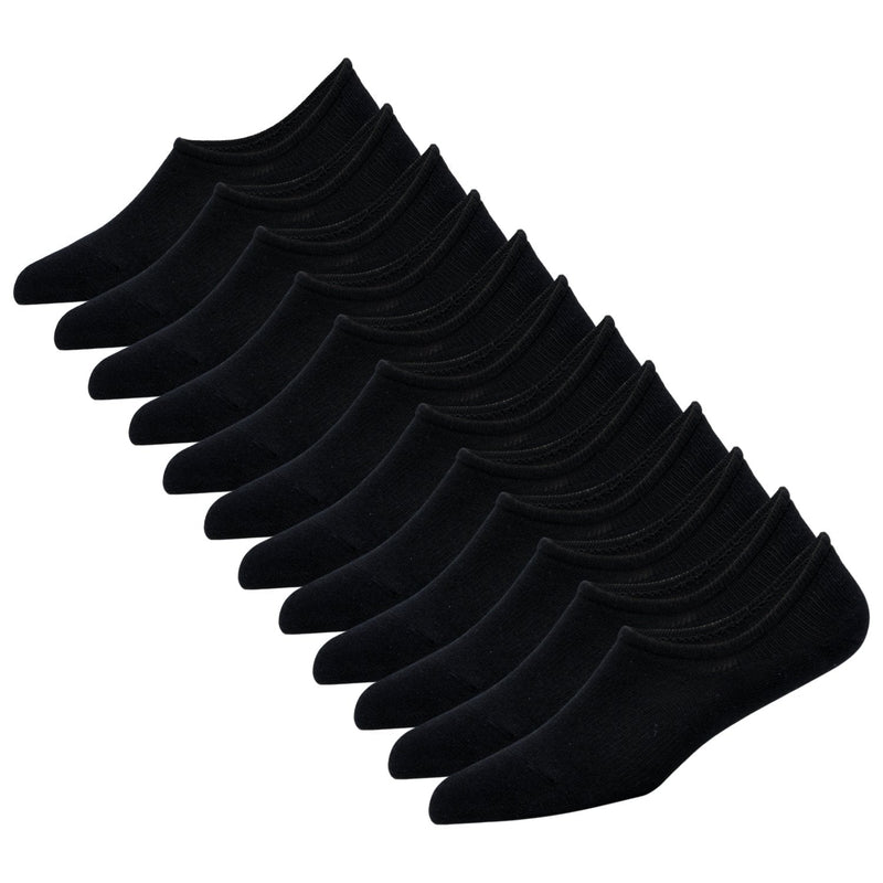 Jormatt Mens Cotton Low Cut No Show Socks With Non-Slip Grips, 6 Pairs 8 Pairs Black,6 Pairs 6-10 - NewNest Australia