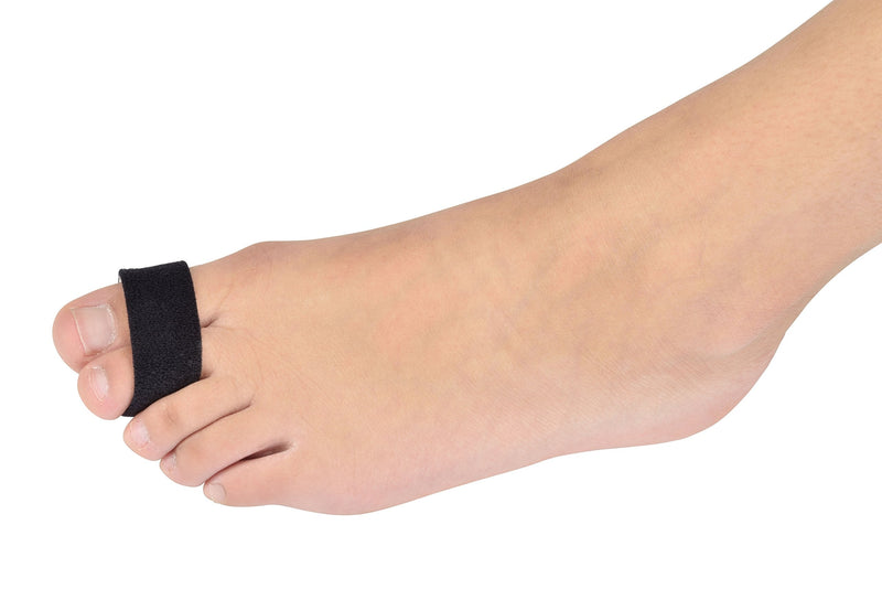 Silipos Active Gel Toe Splints, Black, 16cm x 2cm, Pack of 2 - NewNest Australia