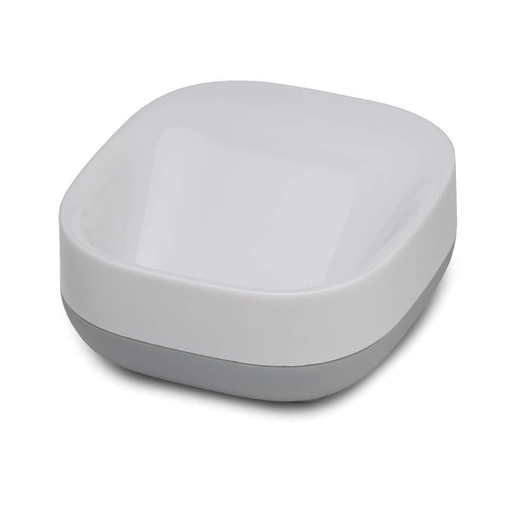 Joseph Joseph 70511 Slim Compact Soap Dish with Drain, Gray, 7.1 x 3.6 x 8.4 cm - NewNest Australia