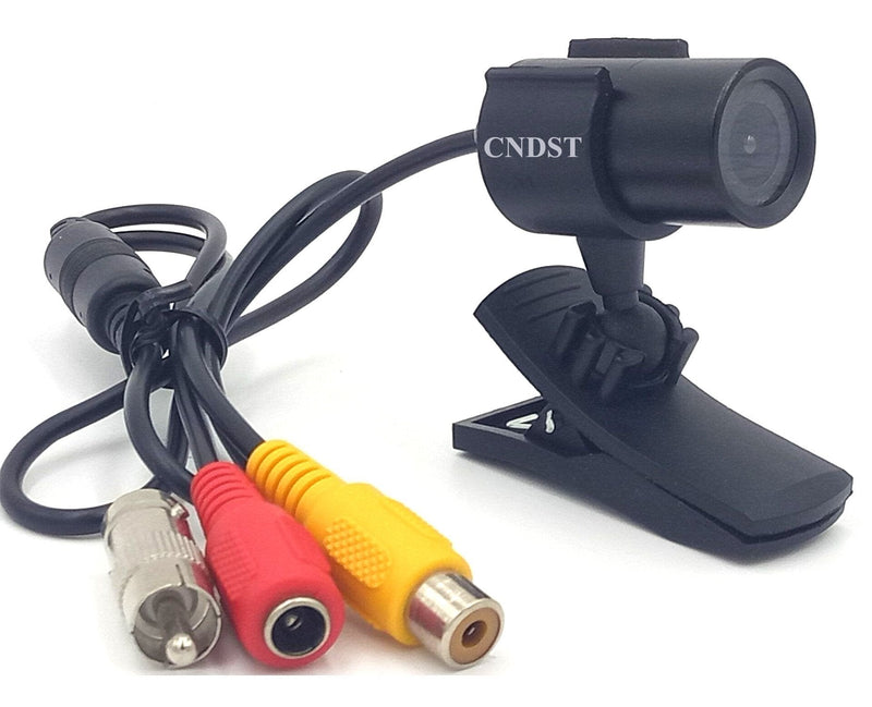 CNDST CCTV 1/3 Sony Hd Mini Bullet Pinhole Security Camera with Clip Bracket 1200tvl 120degree Wide Angle Lens Mini Hidden CCTV Surveillance Camera Analog - NewNest Australia