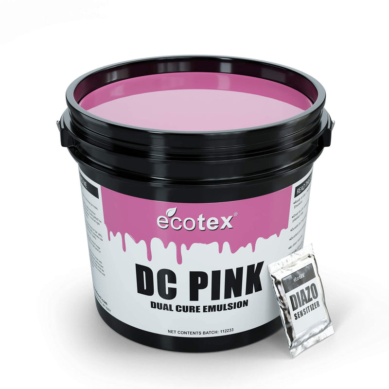 Ecotex DC Pink Textile and Paper Dual Cure Screen Printing Emulsion Pint - 16 oz. Pint - 16 oz. - NewNest Australia
