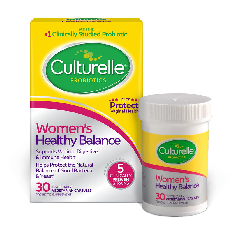 Culturelle Women’s Healthy Balance Probiotic for Women | 30 Count | with Probiotic Strains to Support Digestive, Immune and Vaginal Health* | with The Proven Effective Probiotic | Packaging May Vary Women's Daily Probiotic 30 Count - NewNest Australia