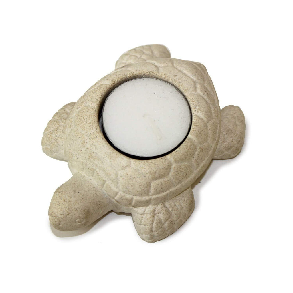 NewNest Australia - Beachcombers SS-BCS-20795 Turtle Candle Holder, White 