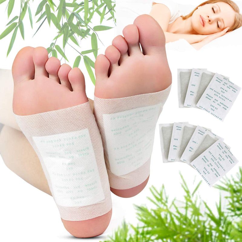 Foot Pads, 100 Foot Pads and 100 Adhesive Sheets for Removing Impurities, Relieve Stress Improve Sleep - NewNest Australia