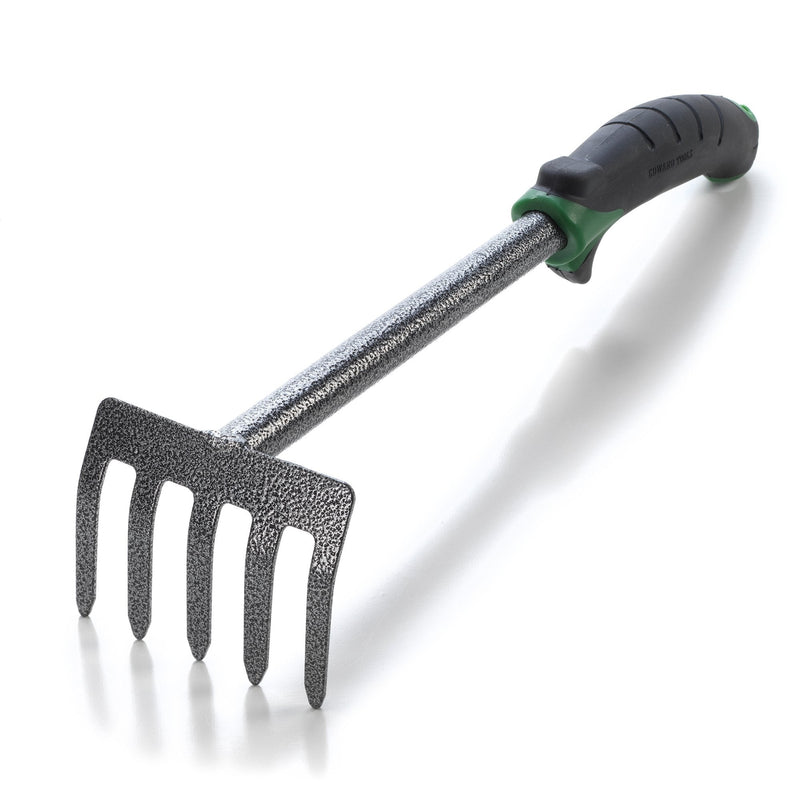Edward Tools Hand Cultivator Mini Rake - ErgoGrip with Bend Proof Carbon Steel Design - Hand Tool loosens Soil, rips Out Weeds, Hand Tiller Garden Tool - Rust Proof Heavy Duty Tines and Shaft - NewNest Australia