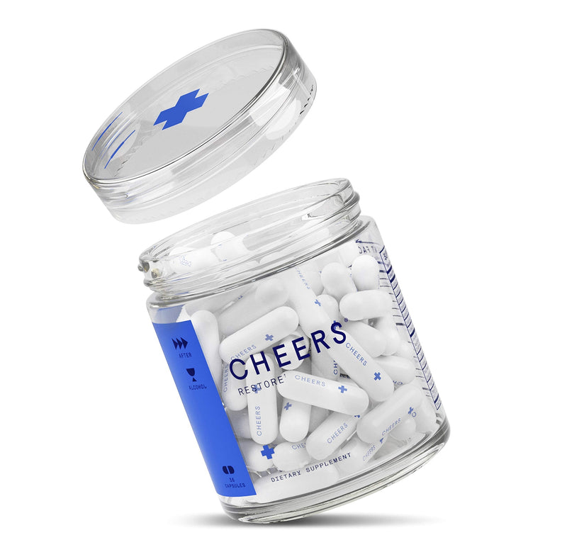 Cheers Restore Capsules with Dihydromyricetin (DHM), (36 Count) - Reduces GABAa Rebound. A Flavonoid Supplement with Milk Thistle 1 - NewNest Australia