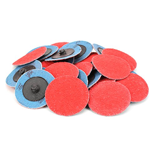 BHA Premium Ceramic Quick Change Sanding Discs Type R Male - Roll On 2", 40 Grit - 25 Pack - NewNest Australia