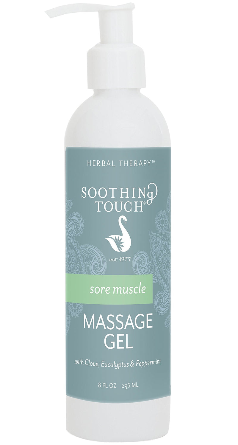 Soothing Touch Sore Muscle Massage Gel, Clove/Eucalyptus/Peppermint, 8 Ounce - NewNest Australia