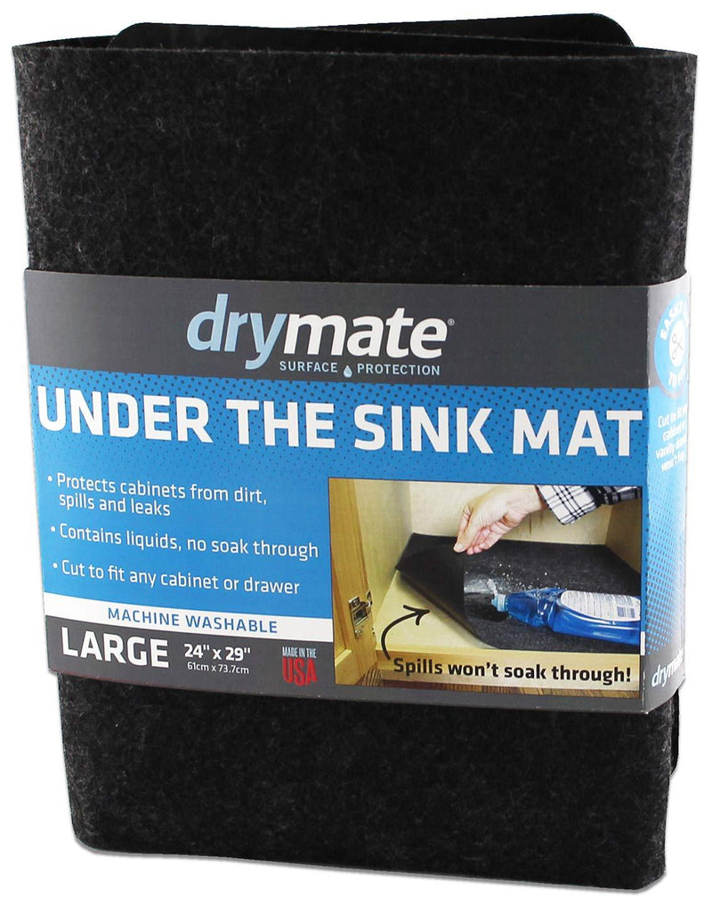 NewNest Australia - Drymate USMC2429 Under The Sink Mat - 24" x 29", Gray 24" x 29" Charcoal 