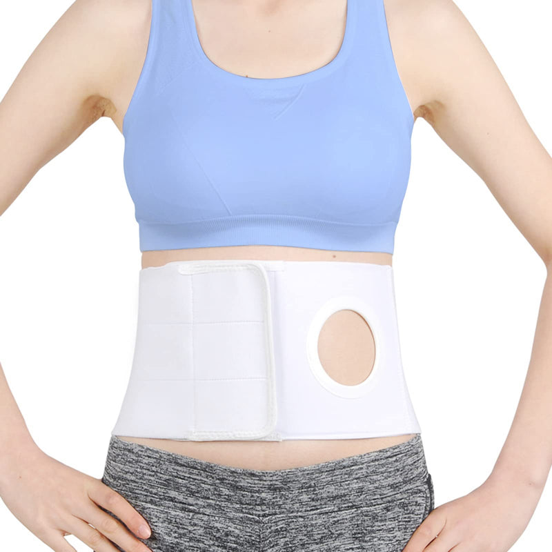 Medical Ostomy Belt Ostomy Hernia Support Belt Abdominal Binder Brace Abdomen Band Stoma Support for Colostomy Patients To Prevent Parastomal Hernia Stoma Opening- Men Or Women- Size S Small (Pack of 1) - NewNest Australia