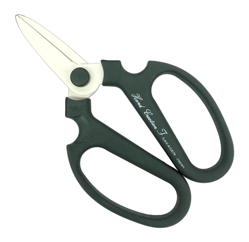 Flower Scissors Hand Creation F-180 / Blade is Longer Than F170 Type (Moss Green) Moss Green - NewNest Australia