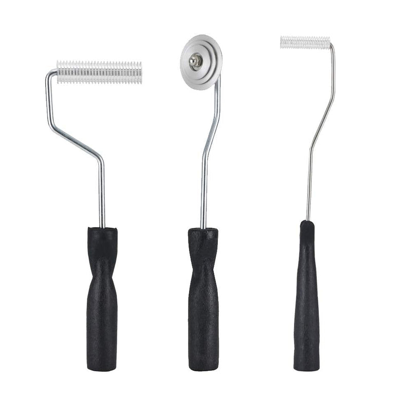 Fiberglass Roller Tools Kit, 3pcs Fiberglass Resin Laminating Bubble Roller Set for Tub Shower Bathtub Boat Repair 3pcs Set - NewNest Australia