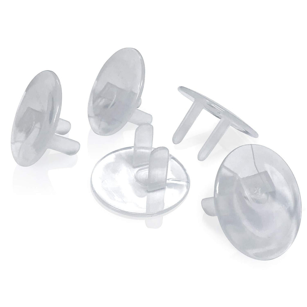 Ultra Clear Outlet Plug Covers - 32 Pack Electrical Protector Safety Caps Child Proof - Little Giggles - NewNest Australia