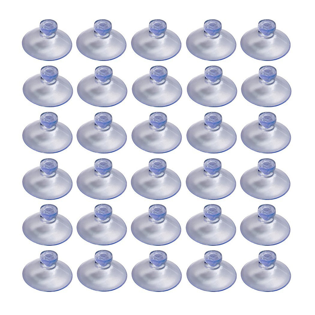 NewNest Australia - Aoyoho Diameter 20MM Mini Clear Plastic Suction Cups Without Hooks Pack of 120 