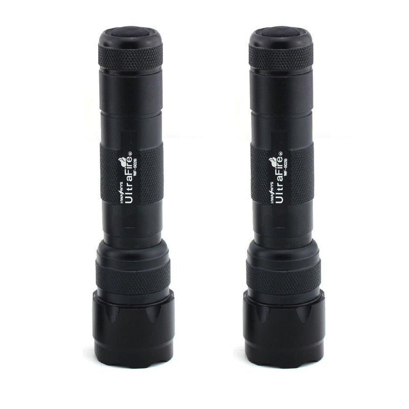 Ultrafire WF502B LED Flashlight 1000 Lumen Flashlight Torch 5 Mode Portable Flashlights (2 pack) - NewNest Australia