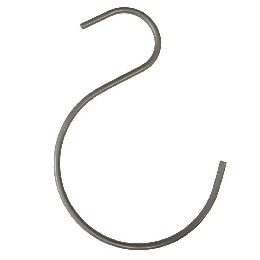 NewNest Australia - NAHANCO SHKLGBC1 Jeans Hooks - 7" Satin Chrome - 1 Count, 