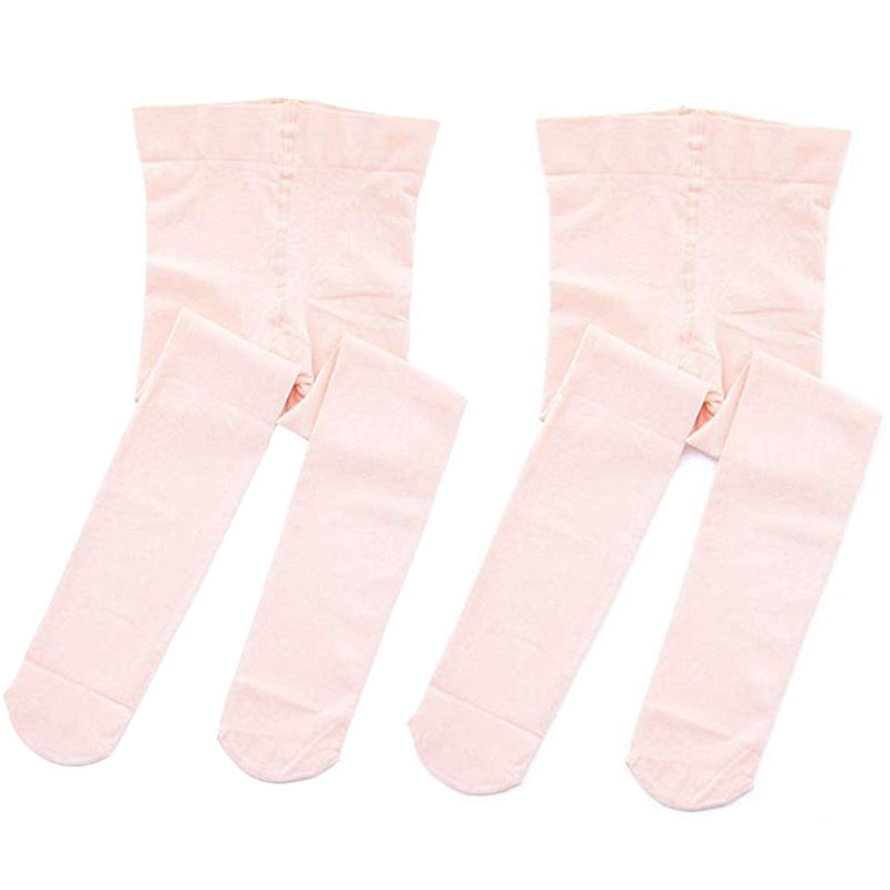 STELLE Girls' Ultra Soft Pro Dance Tight/Ballet Footed Tight (Toddler/Little Kid/Big Kid) 2-4T 2-pair Ballet Pink - NewNest Australia