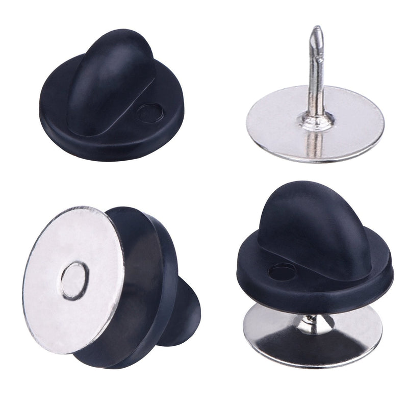 eBoot Tie Tacks Blank Pins with PVC Rubber Pin Backs (100) 100 - NewNest Australia