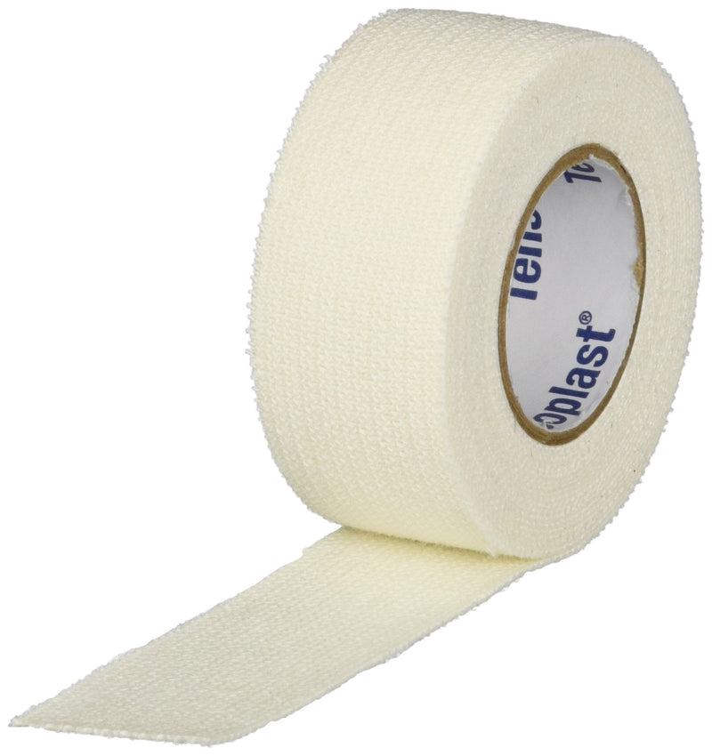 Tensoplast Elastic Athletic Tape, Provides Medium Support or Compression with High Adhesive Properties, Water Repellent and Air Permeable, White, 1" X 5 Yards, Roll - NewNest Australia