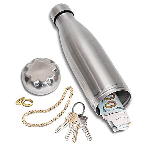 Diversion Water Bottle Can Safe by Stash-it, Stainless Steel Tumbler with Hiding Spot for Money, Discreet Decoy for Travel or at Home, Bottom Unscrews to Store your Valuables - NewNest Australia