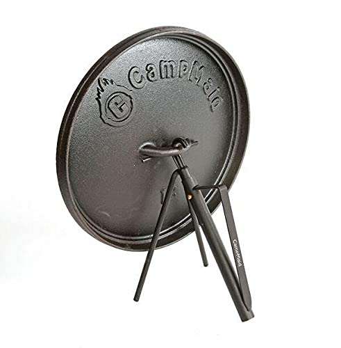 CampMaid Dutch Oven Kickstand & Lid Lifter - Durable Dutch Oven Lid Lifter - Lightweight & Portable Camp Cooking Accessories - Unique Camp Kitchen Equipment - Outdoor Cooking Essentials - NewNest Australia