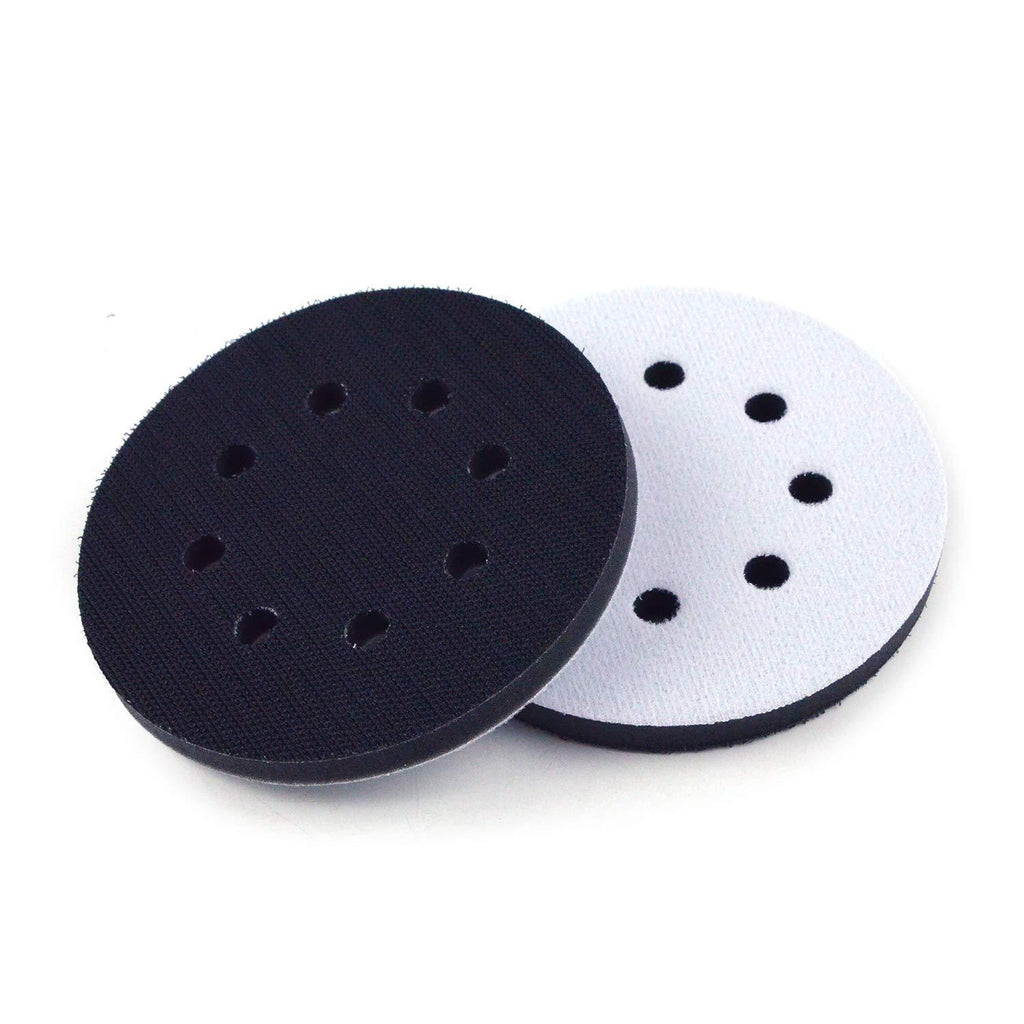 5-Inch 8 Holes Hook and Loop Soft Sponge Cushion Interface Buffer Pad, Pack of 2 8-hole 2pack - NewNest Australia