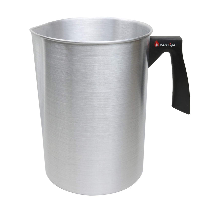 EricX Light Candle Making Pouring Pot, 4 pounds, Dripless Pouring Spout & Heat-Resisting Handle Designed Wax Melting Pot, Aluminum Construction Candle Making Pitcher - NewNest Australia