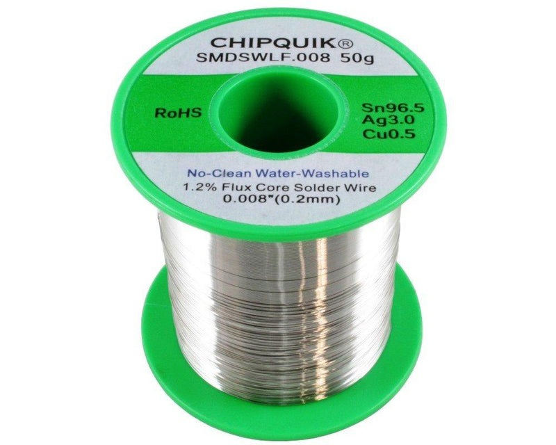 LF Solder Wire 96.5/3/0.5 Tin/Silver/Copper no-clean .008 50g ULTRA THIN - NewNest Australia