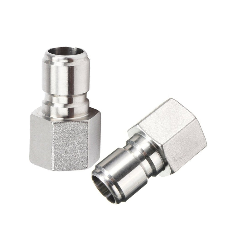 2Pcs Stainless Steel Female Quick Disconnect FPT 1/2" Homebrew Fitting Connector Homebrewing by ProMaker (FPT Male) - NewNest Australia