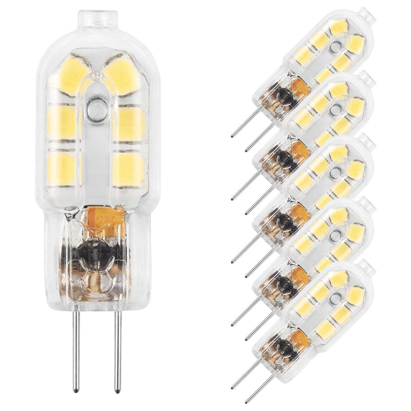 AMAZING POWER G4 LED Bulb, 12V JC G4 Bi Pin Bulb, G4 20W Halogen Bulb Replacement, Warm White 3000K, 5-Pack 5 Count (Pack of 1) - NewNest Australia