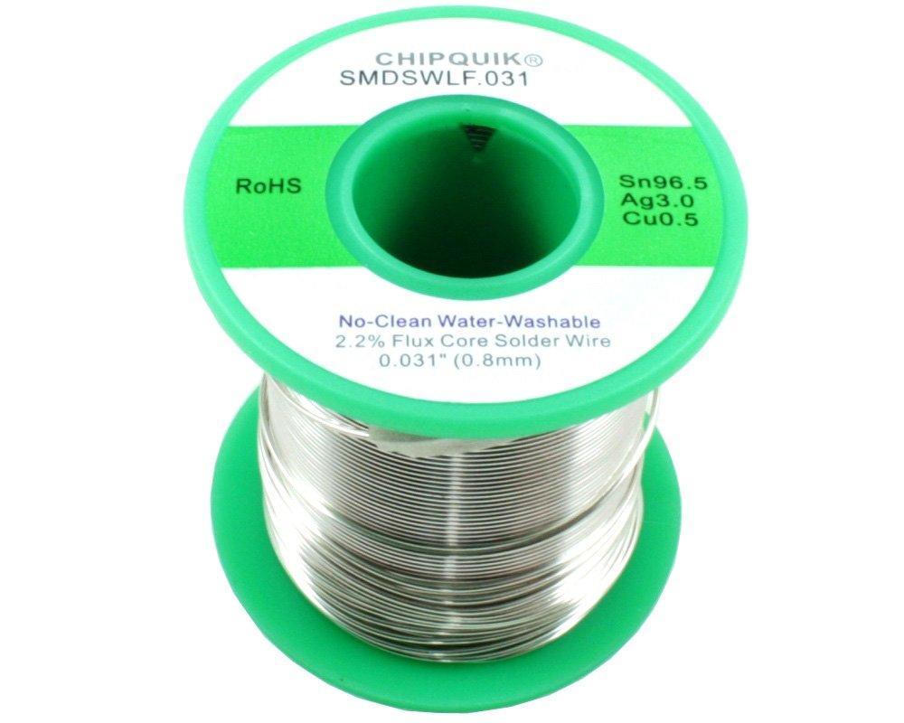 LF Solder Wire 96.5/3/0.5 Tin/Silver/Copper no-clean .031 1/2lb - NewNest Australia