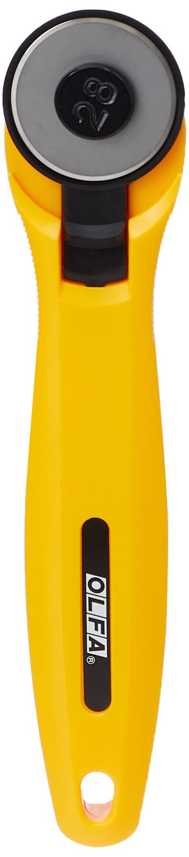 OLFA 28mm Quick-Change Rotary Cutter (RTY-1/C) - Rotary Fabric Cutter w/ Blade Cover for Quilting, Sewing, Crafts, Replacement Blade: OLFA RB28-2 - NewNest Australia