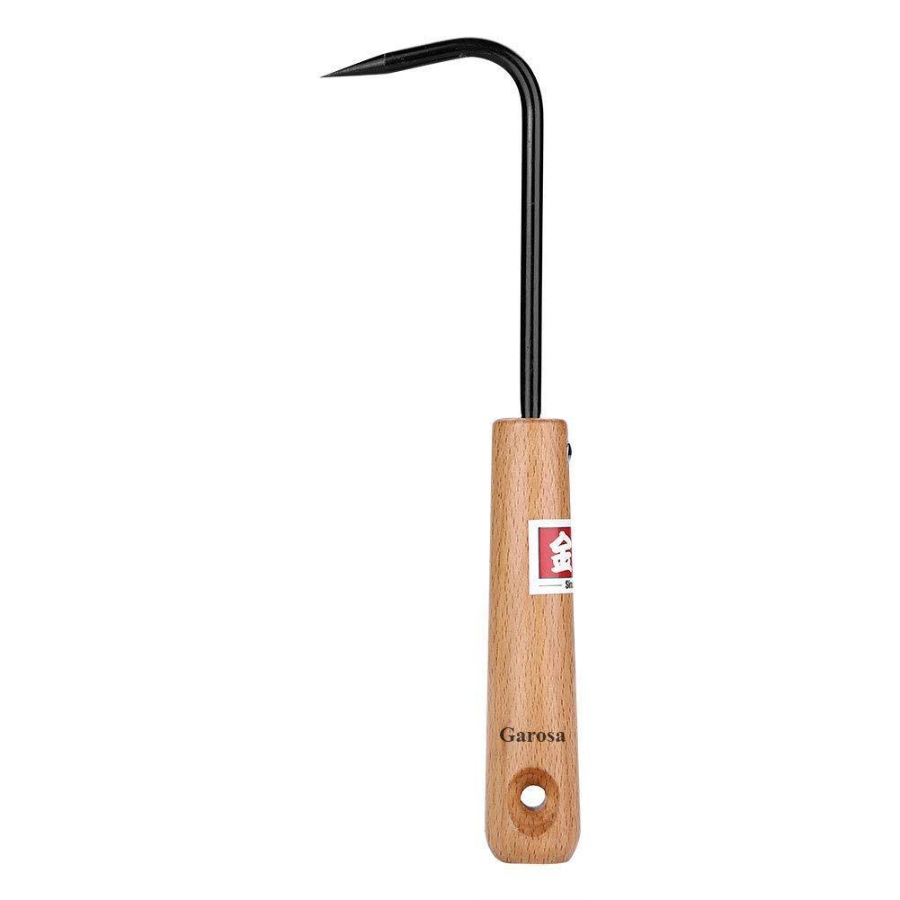 Bonsai Tool Root Pick Rake Gardening Steel Hook with Ergonomic Wooden Handle - NewNest Australia