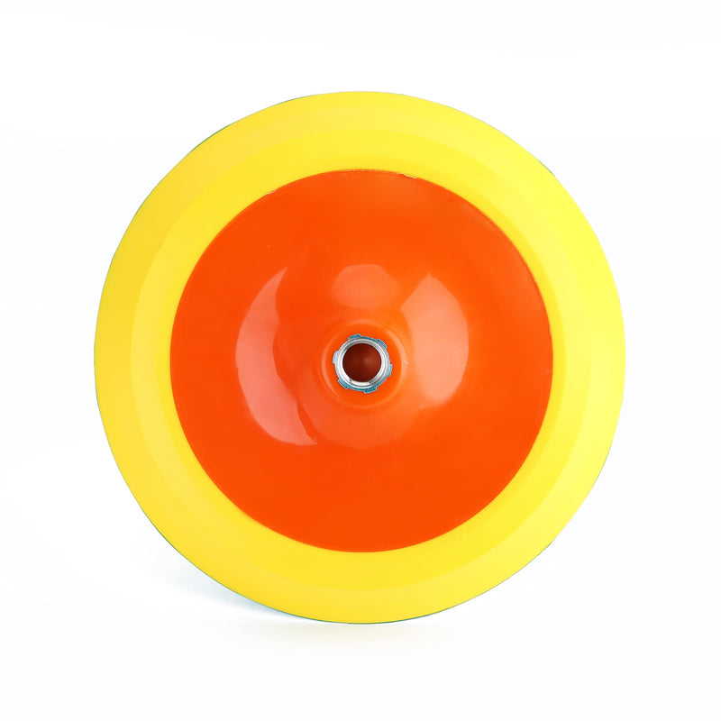 Ouya 8 inch Hook and Loop Polishing Pads 5/8”-11 Thread Backing Plate for Rotary Polishing Mechine - NewNest Australia