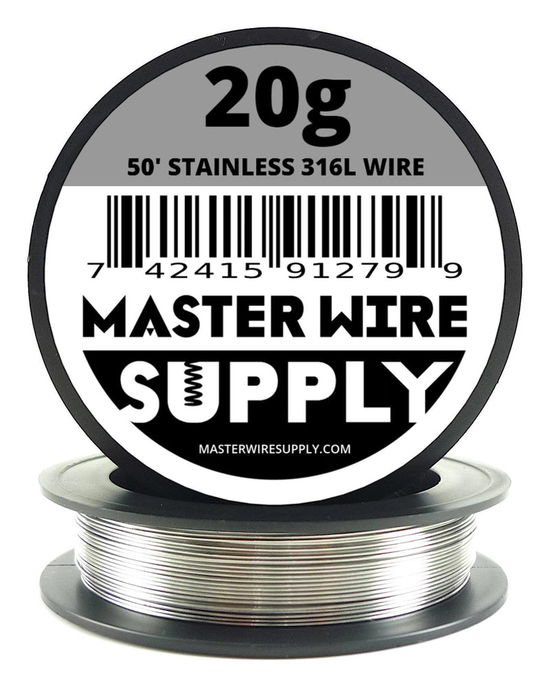 Stainless Steel 316L - 50' - 20 Gauge Wire - NewNest Australia