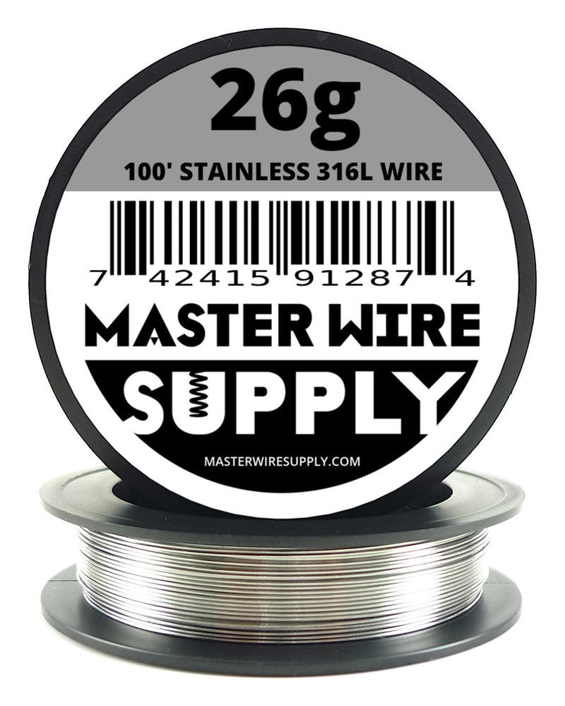 Stainless Steel 316L - 100' - 26 Gauge Wire - NewNest Australia