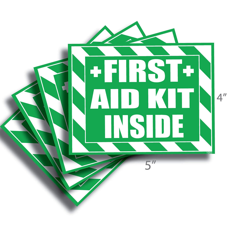First Aid Kit Inside Sticker, Decal, Self Adhesive First Aid Kit Industrial Sign for Trucks or Equipment - NewNest Australia
