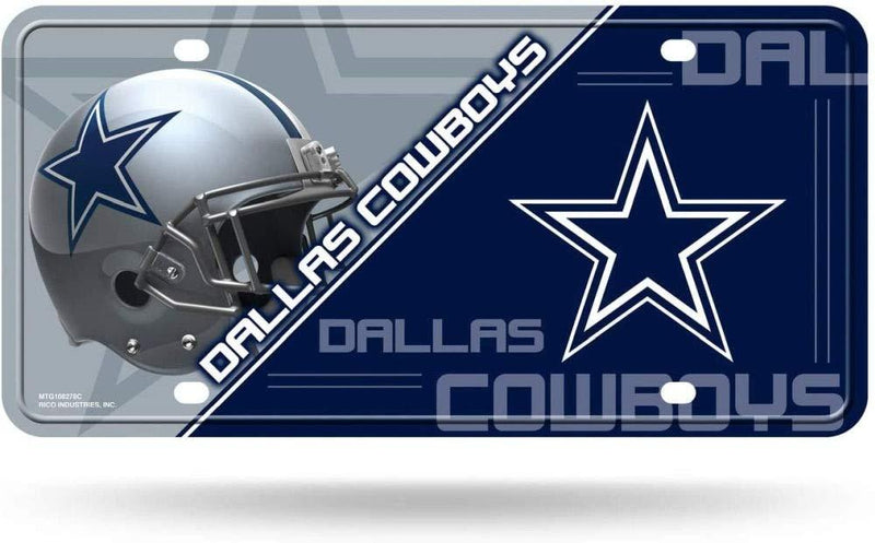 NFL Dallas Cowboys Unisex Dallas Cowboys License Plate Metaldallas Cowboys License Plate Metal, Team Color, One Size (6734513429) - NewNest Australia