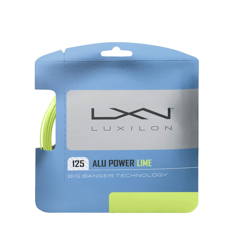 Luxilon Alu Power Tennis String Lime 125 Set - NewNest Australia
