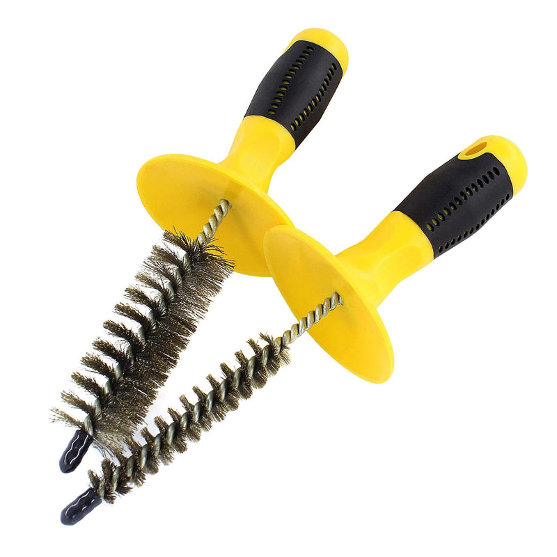 HAUTMEC 2pc Professional Stainless Steel Wire Tube Cleaning Brush, Plumbing and Mechanical Wire Brush Cleaning Tool HT0022-W - NewNest Australia