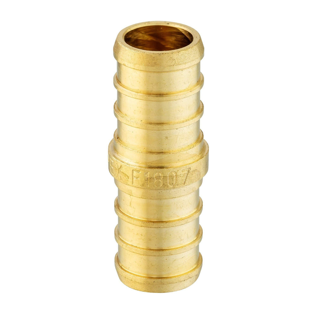 (Pack of 20) EFIELD PEX 1/2INCH BRASS COUPLINGS CRIMP FITTINGS FOR PEX PIPING (20) - NewNest Australia