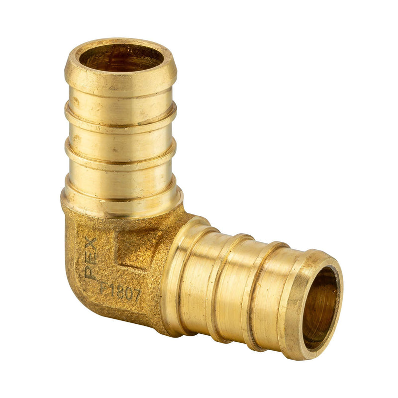 (Pack of 20) EFIELD PEX 1/2 INCH 90 DEGREE ELBOW BRASS CRIMP FITTING FOR PEX PIPE/TUBING,LEAD FREE - NewNest Australia