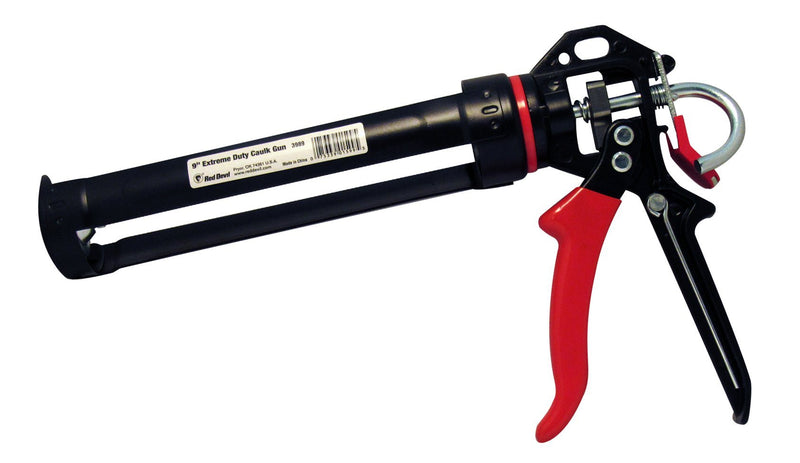 Red Devil 3989 9" Extreme Duty Caulk Gun - Thrust Ratio 26:1,Black - NewNest Australia