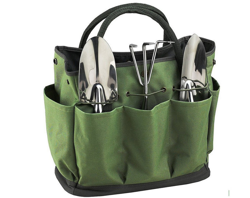 JKLcom Gardening Tote Bag Garden Tool Bag Garden Tote Home Organizer Gardening Tool Kit Holder Oxford Bag Gardening Tools Organizer Tote Lawn Yard Bag with 8 Pockets - NewNest Australia