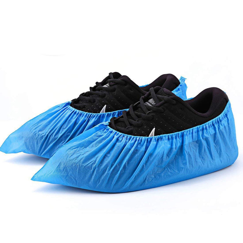 Shoe Covers Disposable Recyclable -100 Pack(50 pairs) 15.7'' Hygienic Shoe & Boot Covers Waterproof Slip- Resistant Shoe Booties for Indoors (Large Size - Up to US Men's 11 & US Women's 13) - NewNest Australia