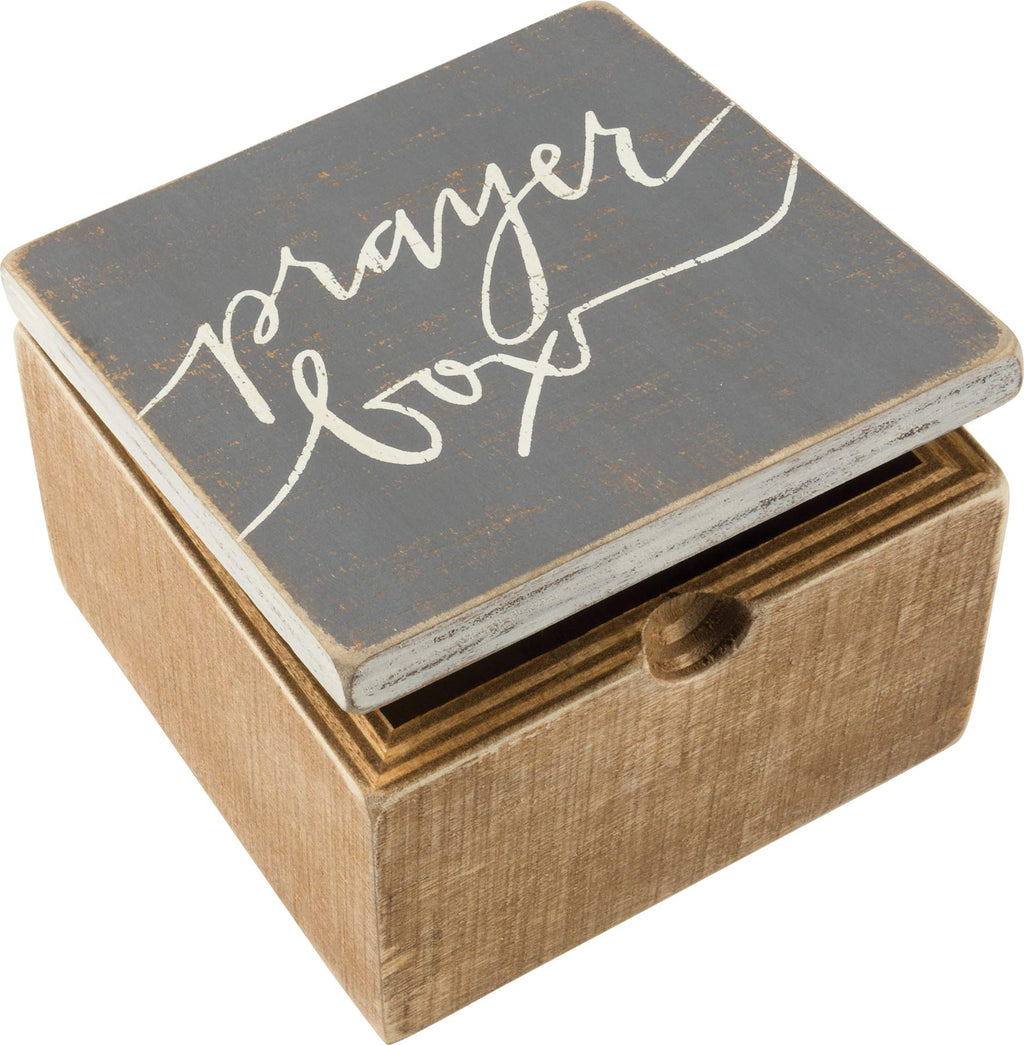 NewNest Australia - Primitives by Kathy Inspirational Hinged Box, Prayer 