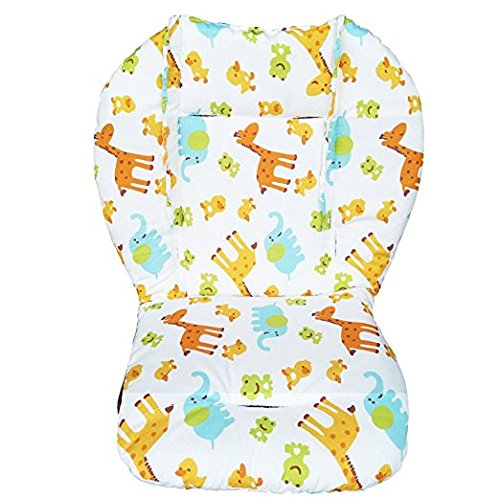 Twoworld Baby High Chair Seat Cushion Liner Mat Pad Cover Animal Breathable Animal Print - NewNest Australia