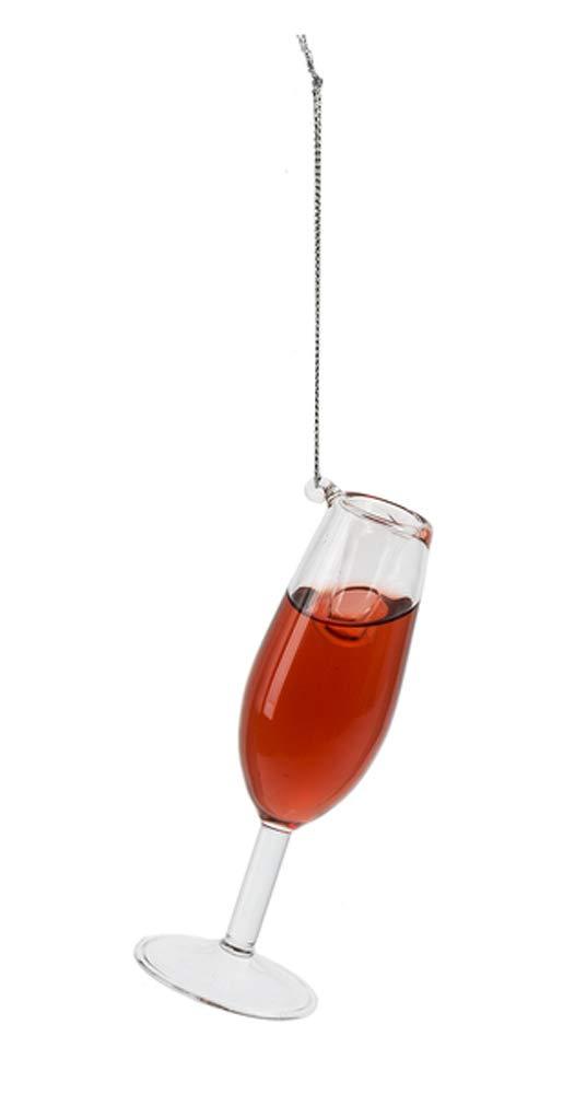 NewNest Australia - Ganz Prosec Ho Ho Ho Wine Glass Hanging Ornament 